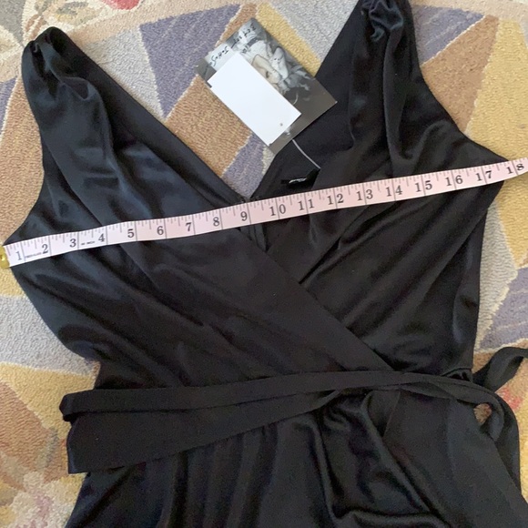VINTAGE BETSEY JOHNSON BLACK DRESS NWT SIZE M - Picture 4 of 8